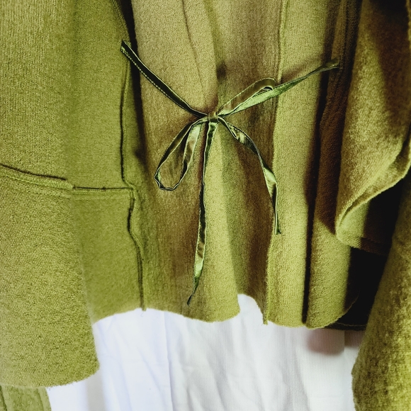 Elena Solano Wool Ruffle Blazer Jacket - Picture 5 of 7